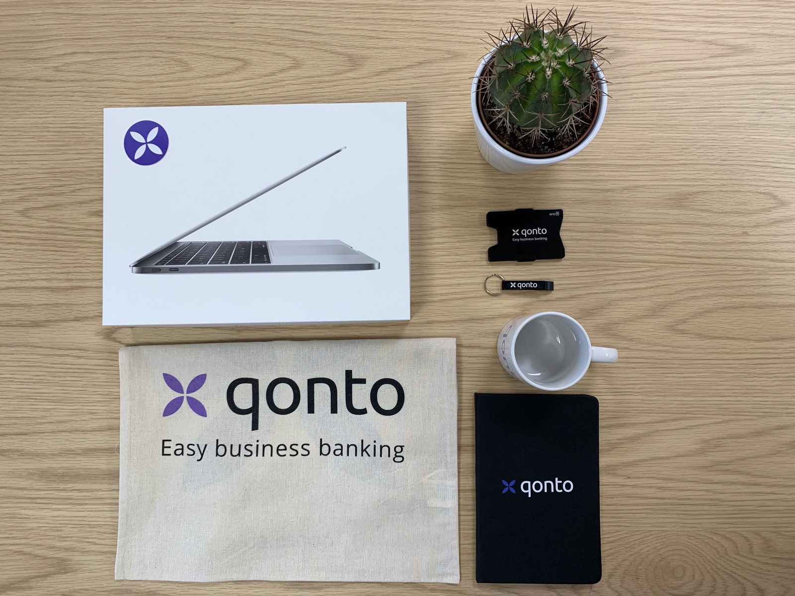 Welcome pack onboarding Qonto